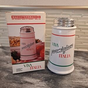 Vtg Viva Parmigiano Ceramic Grated Parmesan Cheese Shaker Waechtersbach NIB